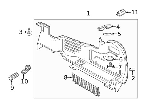 Interior Trim - Rear Body for 2019 Audi S5 #5