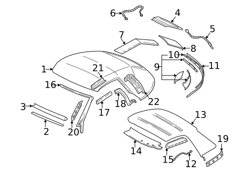 Cover & Components for 2000 Chevrolet Camaro #0