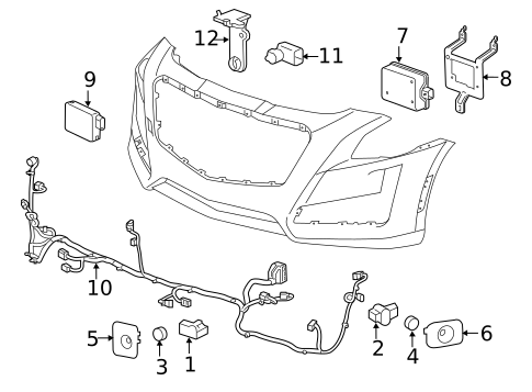 Sonar System for 2016 Cadillac CTS #2