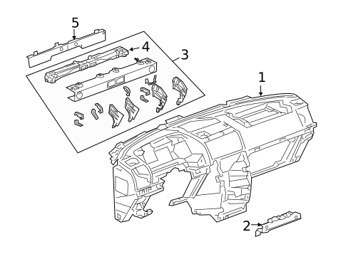 Instrument Panel for 2006 Pontiac Montana #0