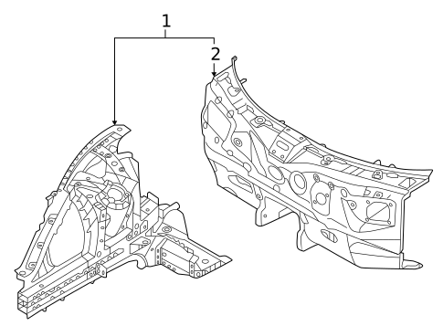 Inner Structure for 2022 Audi e-tron GT #1