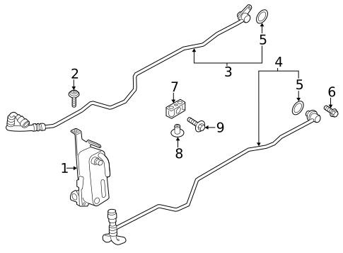 Trans Oil Cooler for 2011 BMW X3 #0