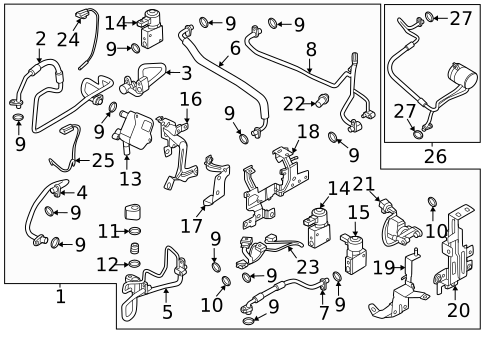 Condenser, Compressor & Lines for 2023 Nissan ARIYA #0