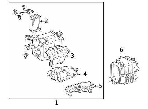 Heater for 2001 Toyota Sienna #0