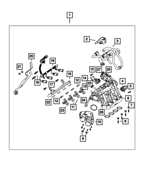 Manifolds and Vacuum Fittings for 2016 Fiat 500L #0
