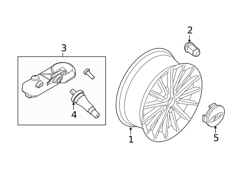 Wheels & Trim for 2018 Ford Focus #5