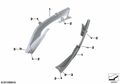 Motorcycle Trim Section, Windshield for 2019 BMW-Motorrad C 650 Sport #21