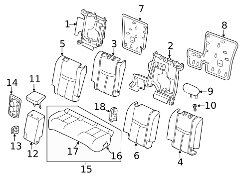 Second Row Seats for 2019 Nissan Rogue #2