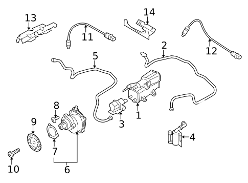 Emission Components for 2013 BMW Z4 #0