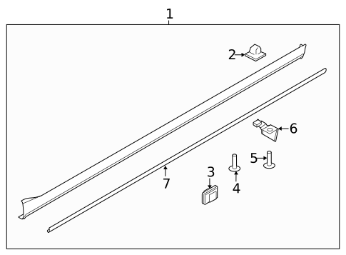 Exterior Trim - Rear Door for 2024 Kia Sorento #4