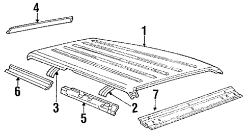 Roof for 1986 Mercury Marquis #2