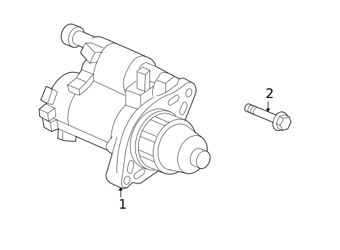 Starter for 2012 Acura TL #2