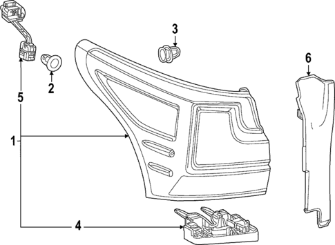 Tail Lamps for 2024 Lexus LX600 #0