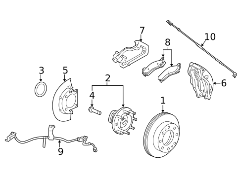 Front Brakes for 2016 GMC Sierra 2500 HD #2