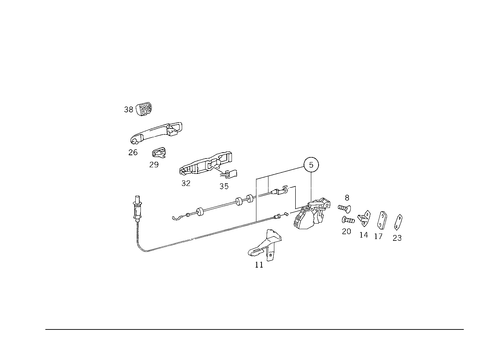Locking System for 2001 Mercedes-Benz ML 430 #0