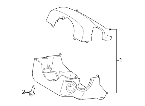 Shroud, Switches & Levers for 2017 Ford F-350 Super Duty #0