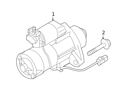 Starter for 2016 INFINITI QX50 #0