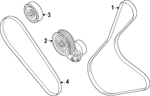 Belts & Pulleys for 2025 Ford Maverick #0