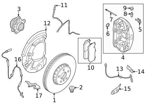 Front Brakes for 2021 BMW X6 #2
