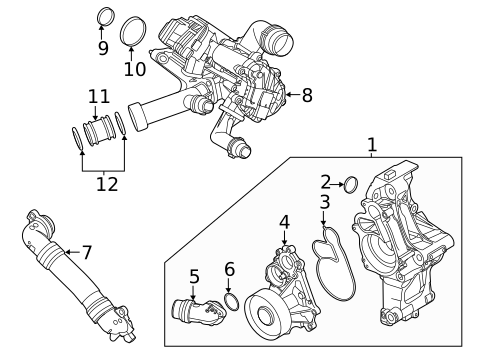 Turbo Charger for 2024 BMW 840i xDrive Gran Coupe #1