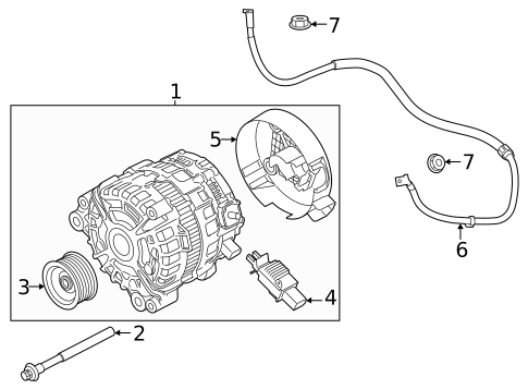 Alternator for 2021 BMW Z4 #1