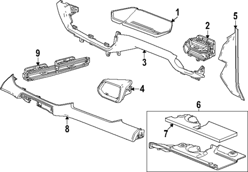 Instrument Panel Components for 2024 Chevrolet Silverado EV #0