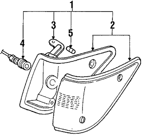 Side Marker Lamps for 1987 Isuzu I-Mark #0
