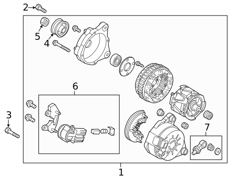 Alternator for 2019 Mazda CX-5 #3