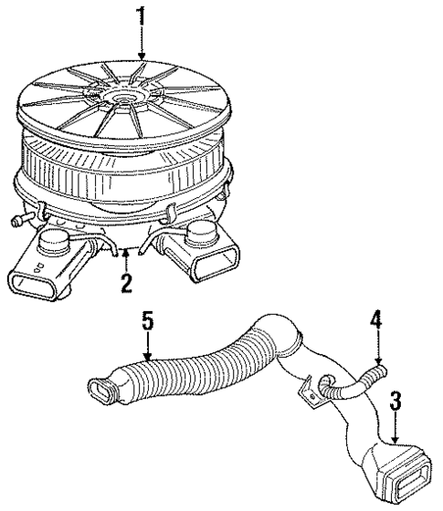 Air Inlet for 1986 Dodge Ramcharger #0
