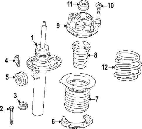 Struts & Components for 2025 BMW X3 #1