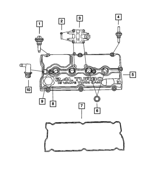 Culasse pour 2007 Chrysler PT Cruiser #0