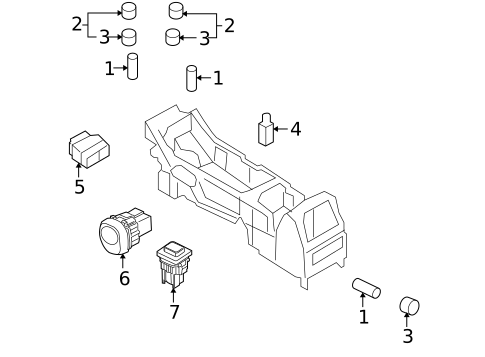 Switches, Solenoids & Actuators for 2010 Lincoln MKS #1
