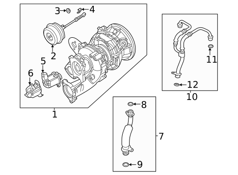 Turbocharger & Components for 2022 Audi S8 #0