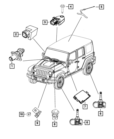 Sensors for 2017 Jeep Wrangler #1