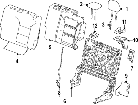 Second Row Seats for 2025 Chevrolet Equinox EV #1