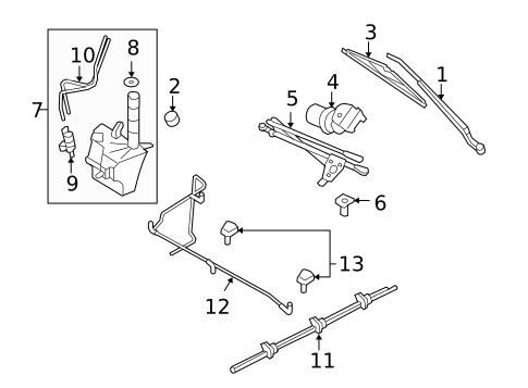 Wipers for 2012 Ford Escape #0