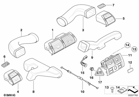 Air Duct for 2005 BMW X5 3.0i #0