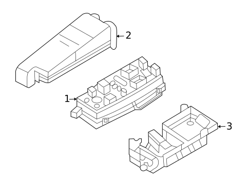 Electrical Components for 2008 Hyundai Entourage #1