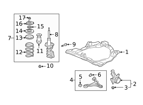 Suspension Components for 2005 Honda Civic #2