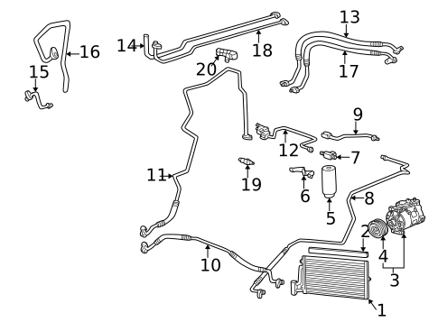 Hoses & Pipes for 2003 Porsche 911 #1