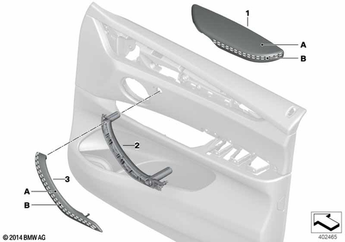 Door Trim Panels / Lateral Trim Panels for 2019 BMW X6 35i #2