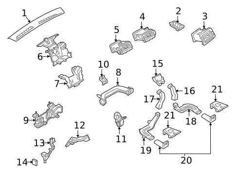 Ducts for 2018 Land Rover Discovery Sport #0