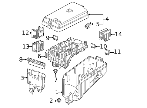 Fuse & Relay for 2022 Volkswagen Jetta #1