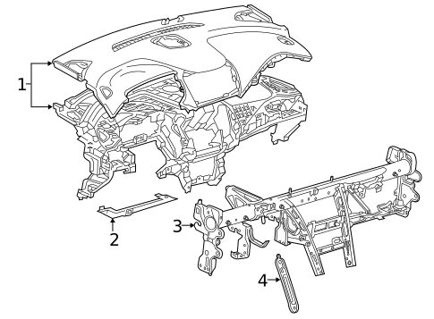 Instrument Panel for 2018 Chevrolet Cruze #0