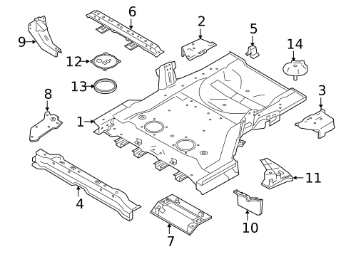 Floor Pan for 2024 Nissan Murano #0