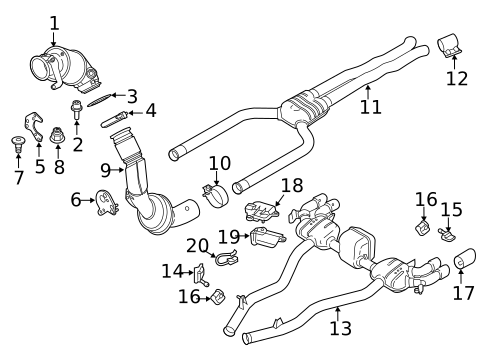 Exhaust Components for 2023 BMW M5 #0