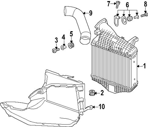 Intercooler for 2025 Audi SQ7 #1