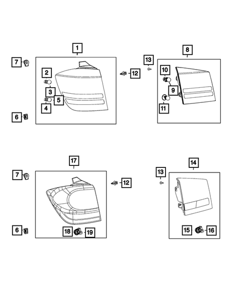 Lamps, Interior and Exterior for 2020 Dodge Journey #0