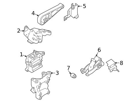 Engine Mounting for 2022 Land Rover Discovery Sport #0