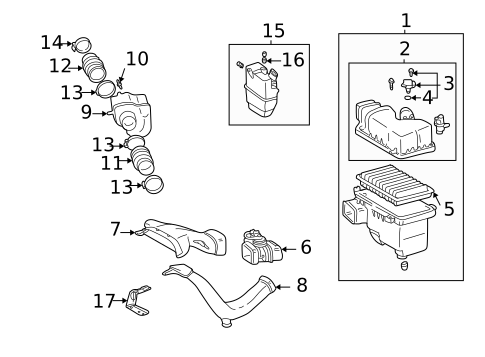 Filters for 2003 Toyota Camry #1